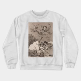 All Will Fall by Francisco Goya Crewneck Sweatshirt